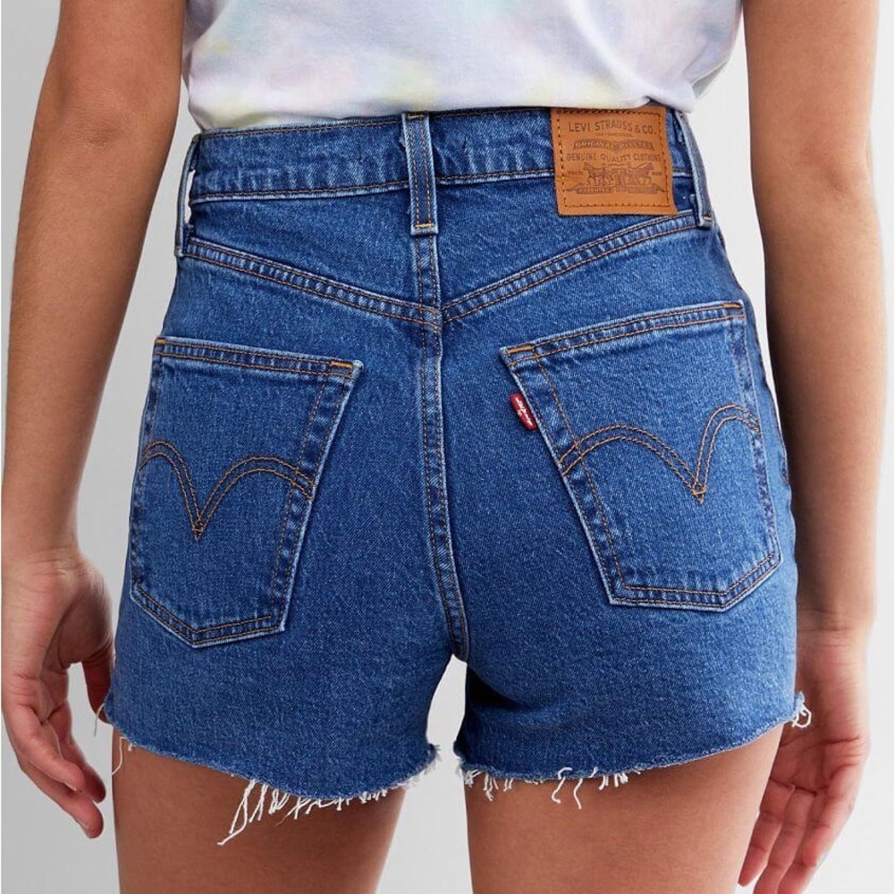 Levi's Women's Blue Denim Shorts